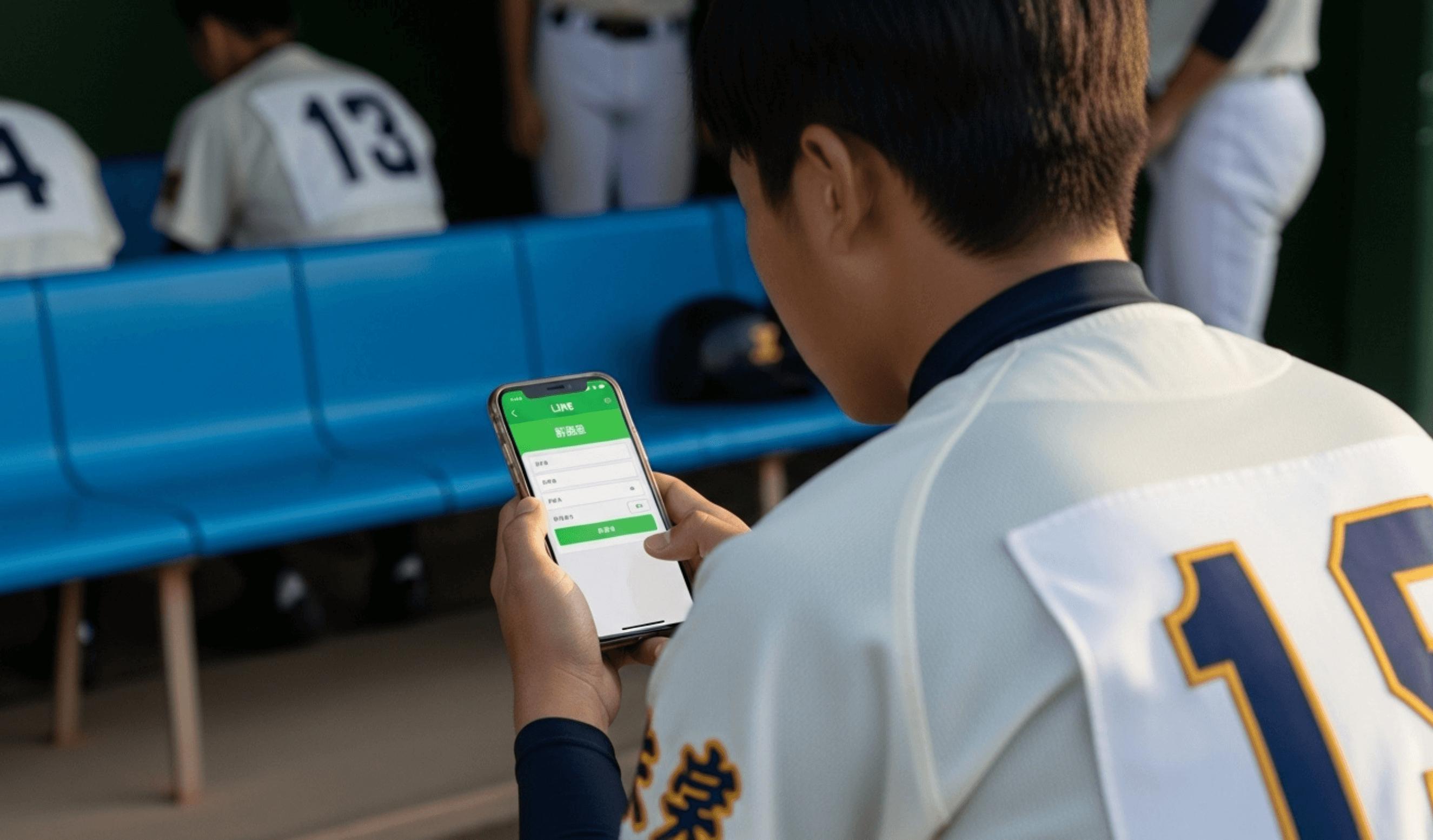 LINEで会員登録を行う