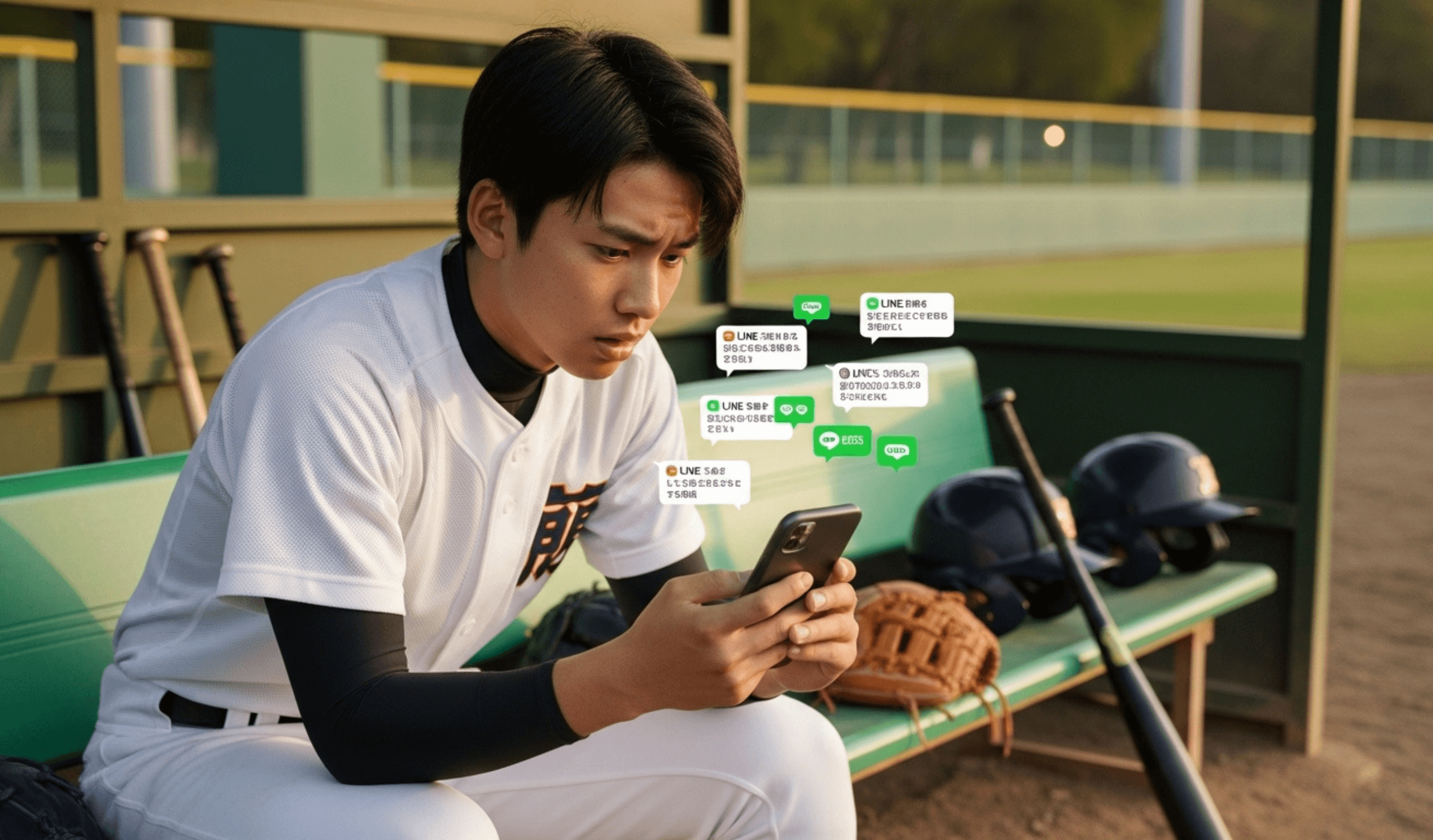 LINEでアルバイト案件通知を受け取る